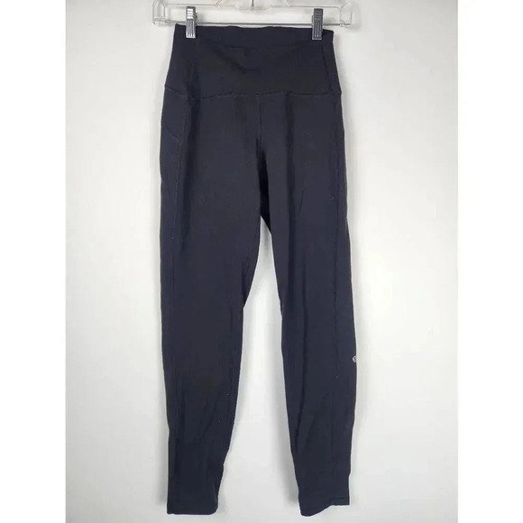Lululemon Leggings Black Size 4 - Picture 1 of 6